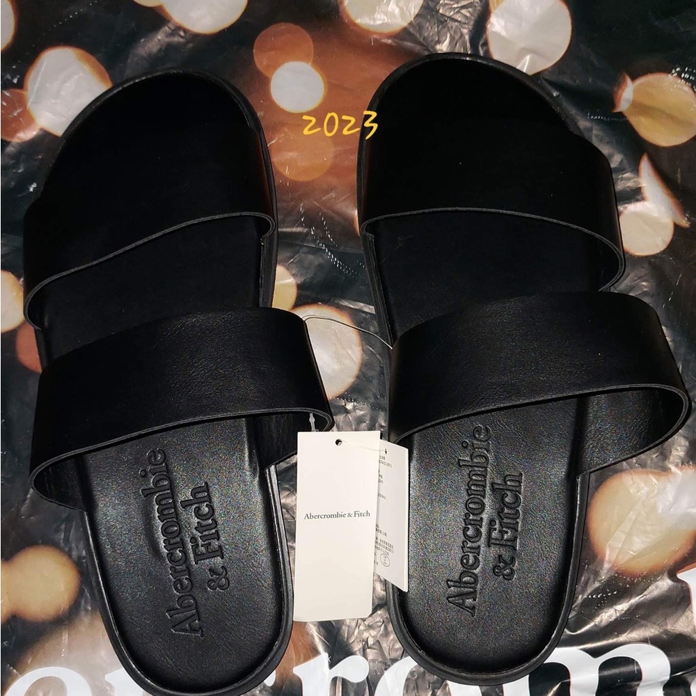 Abercrombie and Fitch Faux slide size XXL NWT - Picture 2 of 9